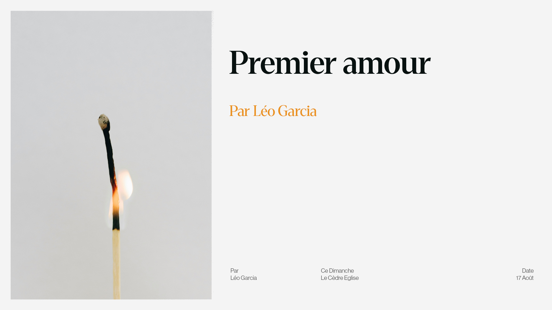 premier amour